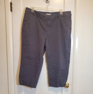 Sejour gray cotton capris
